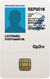 PIV Card Sample Image